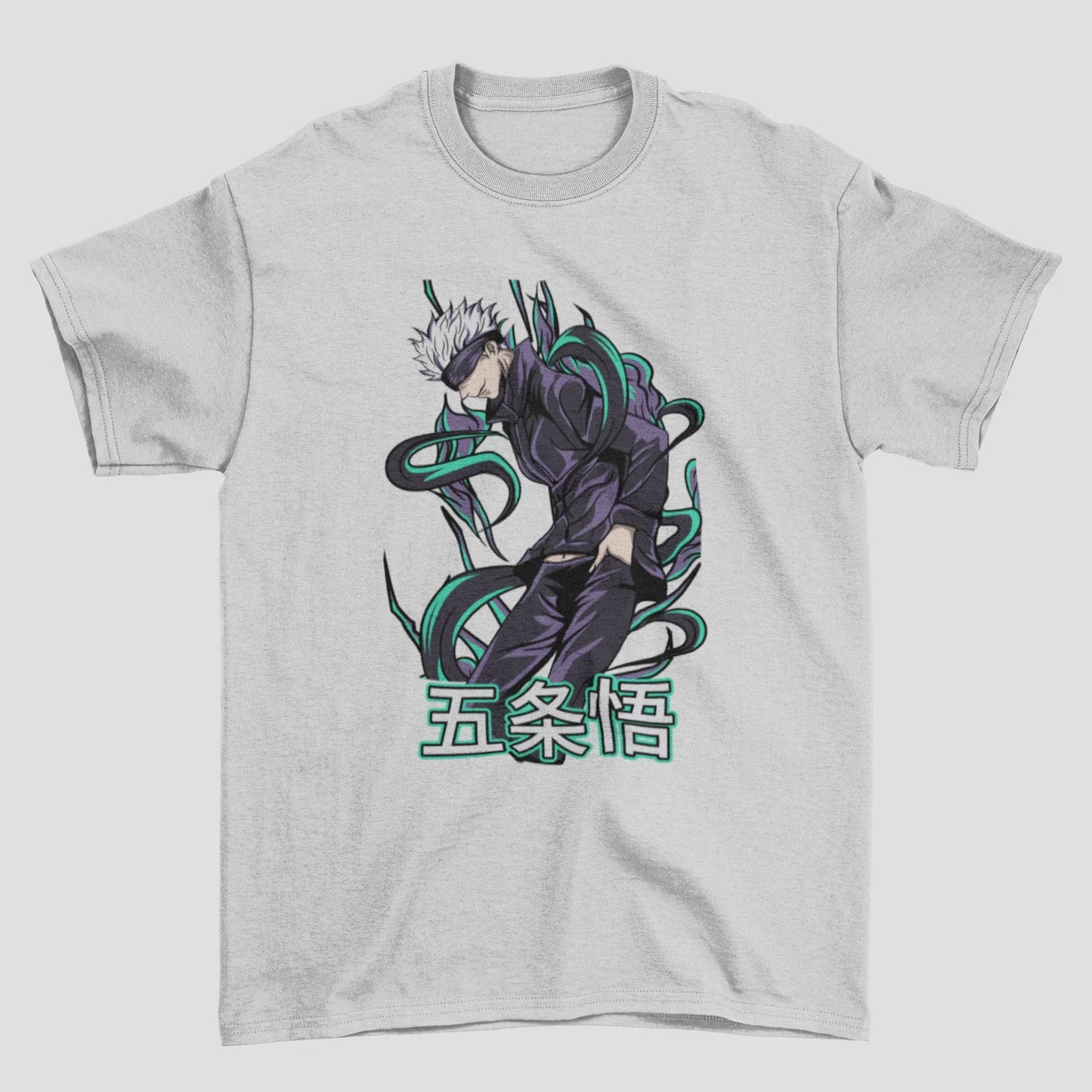 Camiseta Básica Satoru Gojo Jujutsu Kaisen