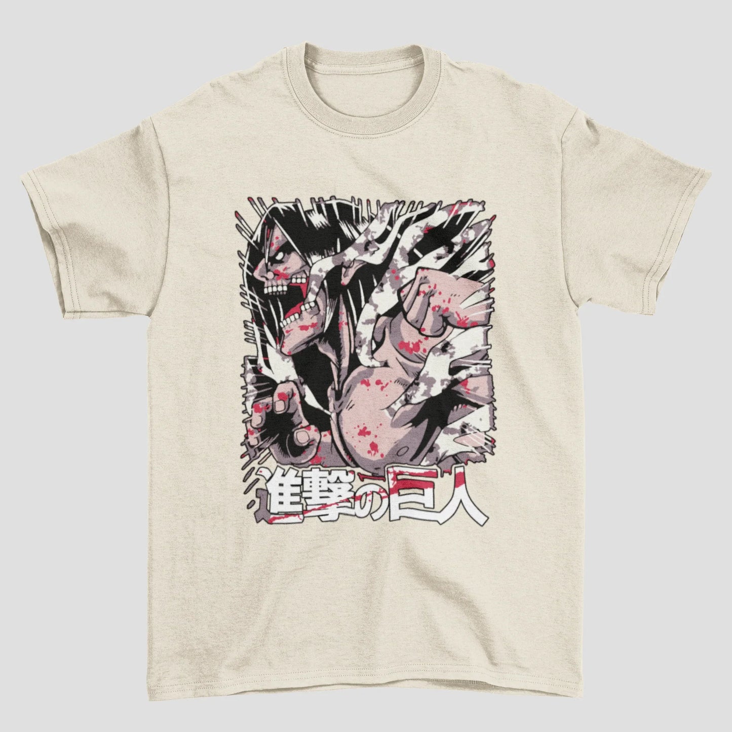 Camiseta Attack On Titan Eren Ataque