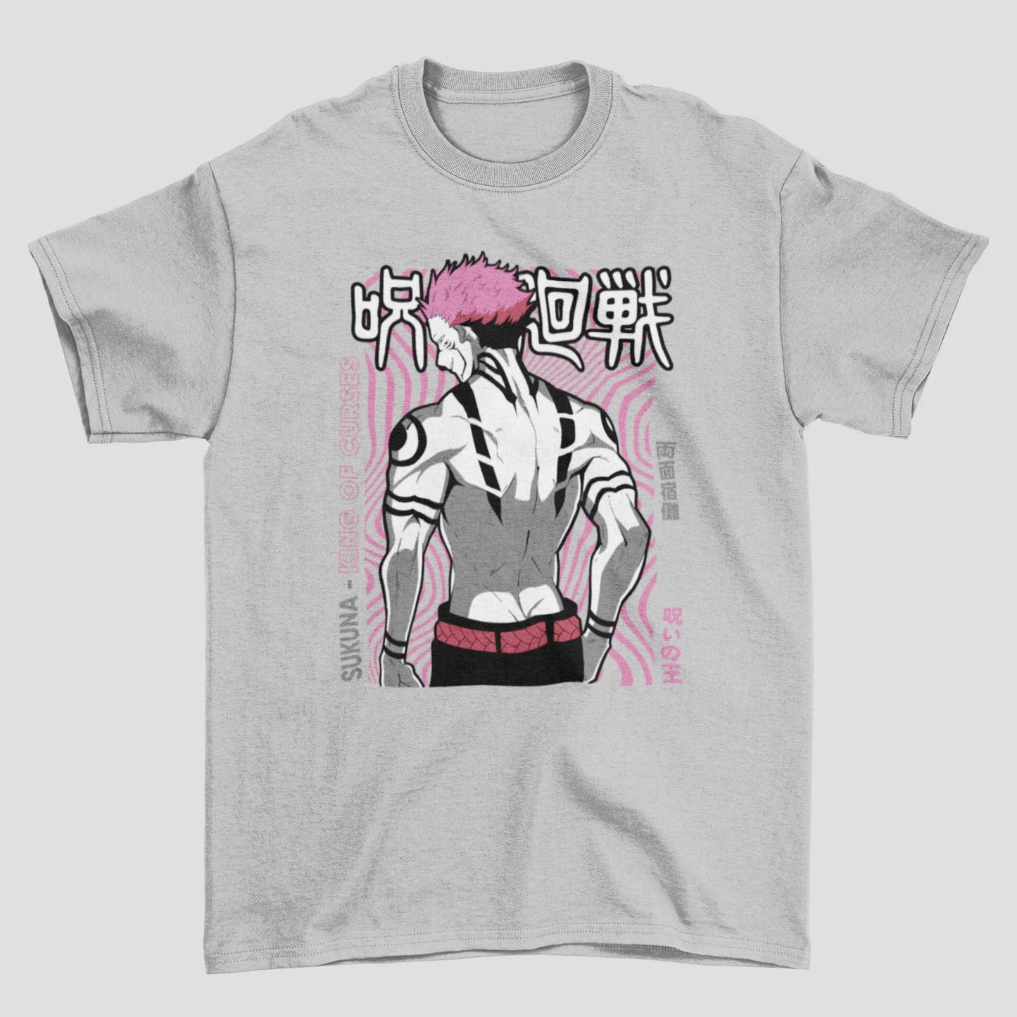 Camiseta Básica Sukuna King of Curse Jujutsu Kaisen