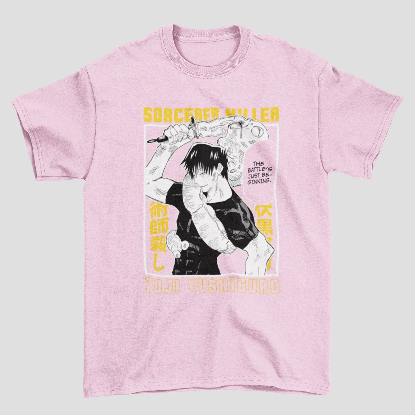 Camiseta Básica Fushiguro Toji Jujutsu Kaisen