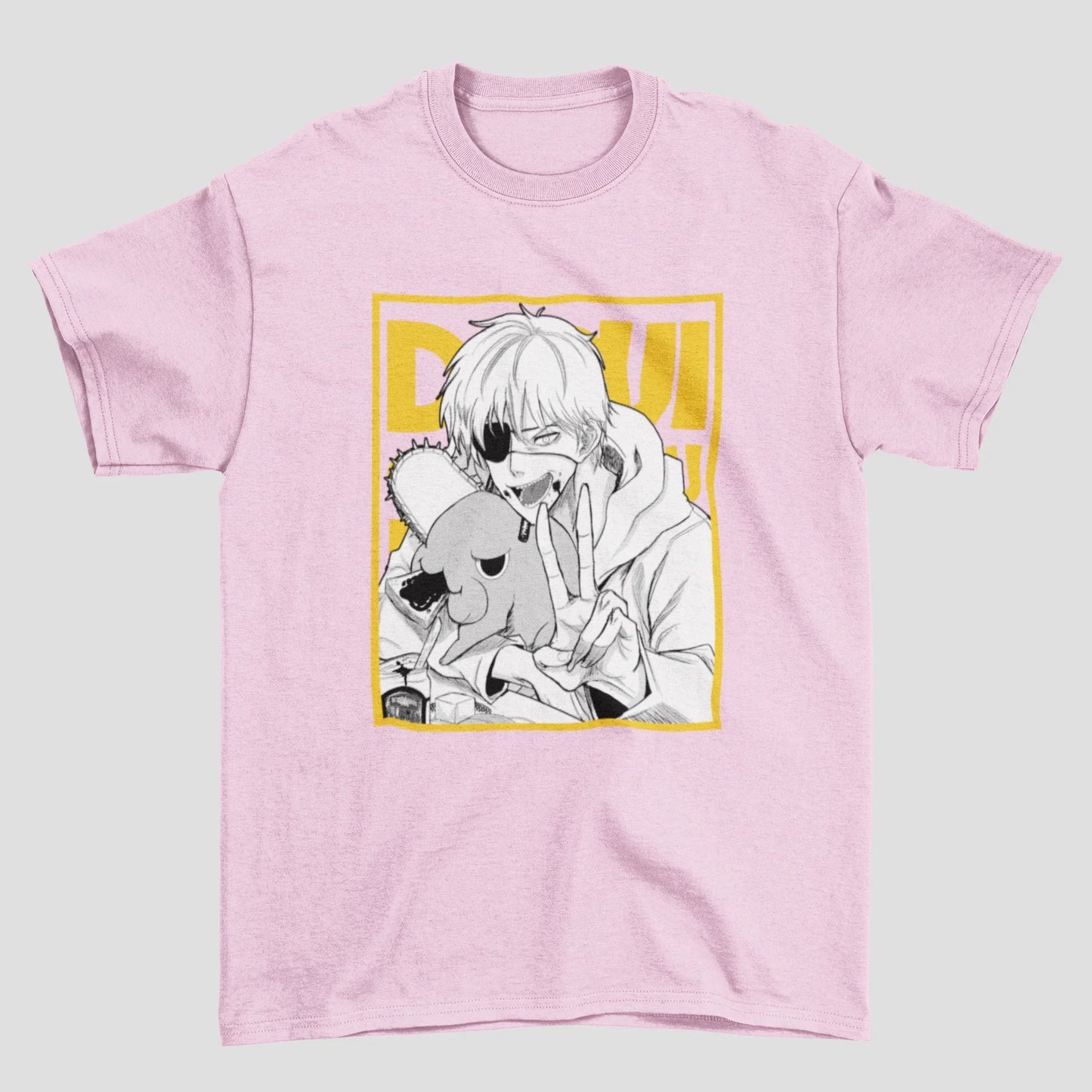 Camiseta Básica Unissex Pochita Demon Chainsaw Man