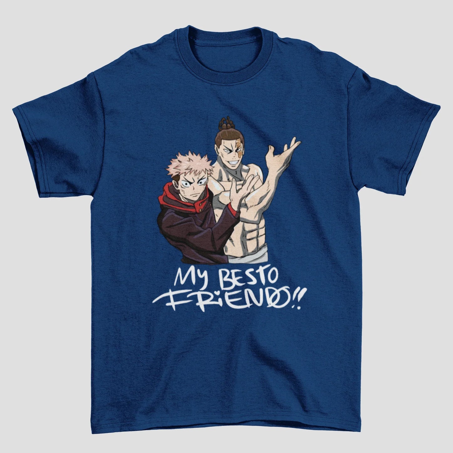 Camiseta Básica Yuji e Todo My Besto Friendo Jujutsu Kaisen
