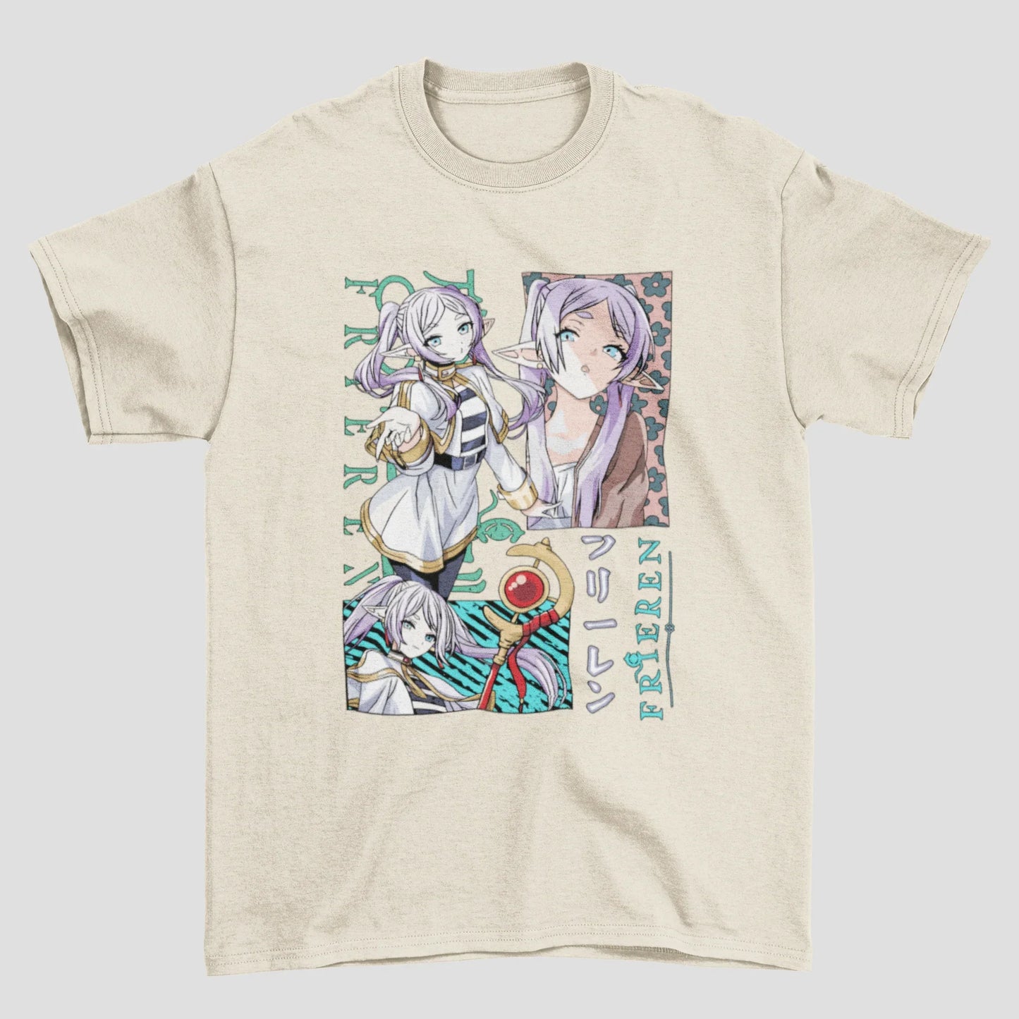 Camiseta Básica Unissex Frieren Aesthetic
