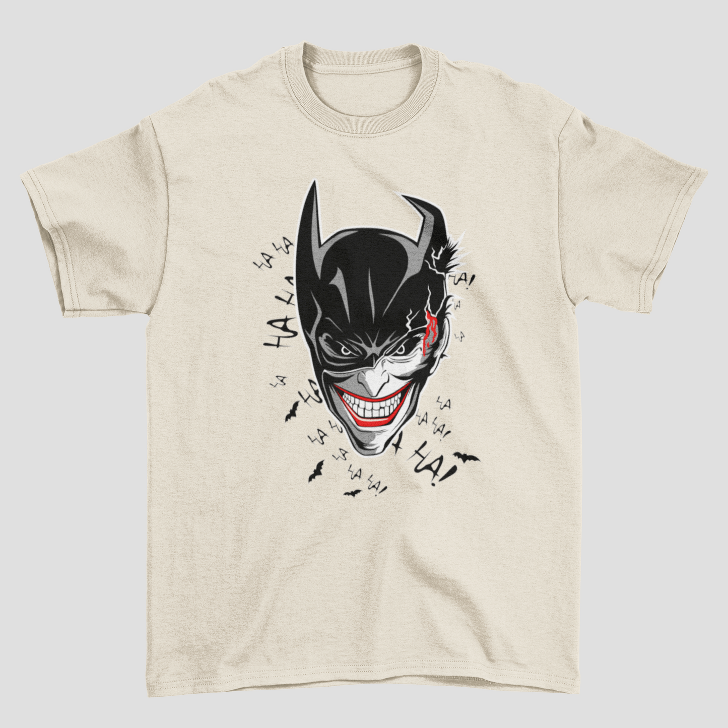 Camiseta Básica Unissex Batman e Coringa Face DC