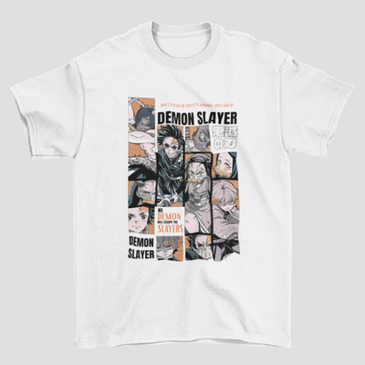 Camiseta Básica Unissex Demon Slayer Don't Give Up