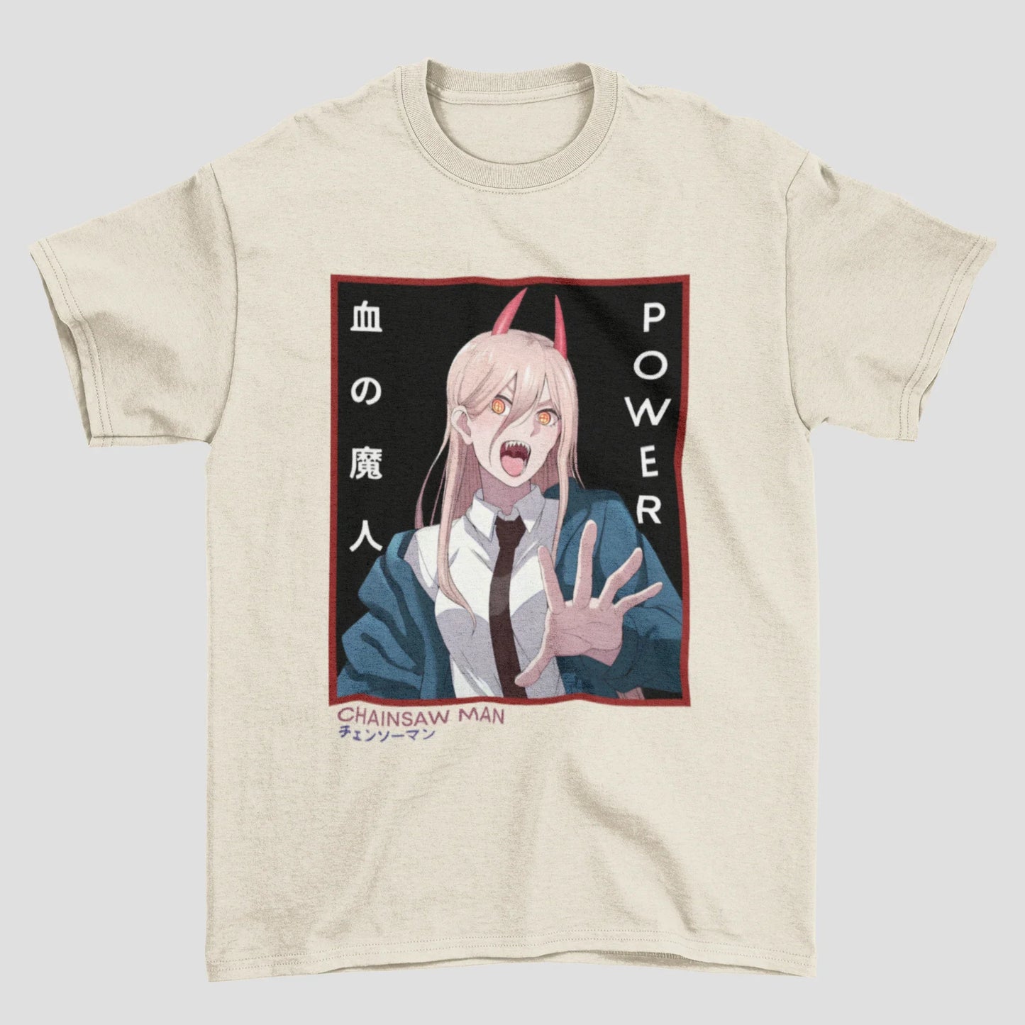 Camiseta Básica Unissex Power Demon Girl Chainsaw Man
