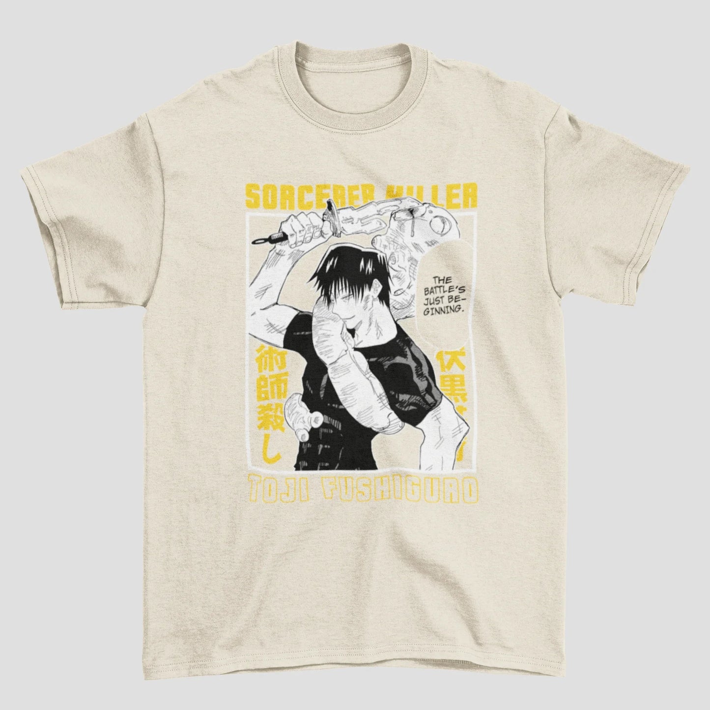 Camiseta Básica Fushiguro Toji Jujutsu Kaisen