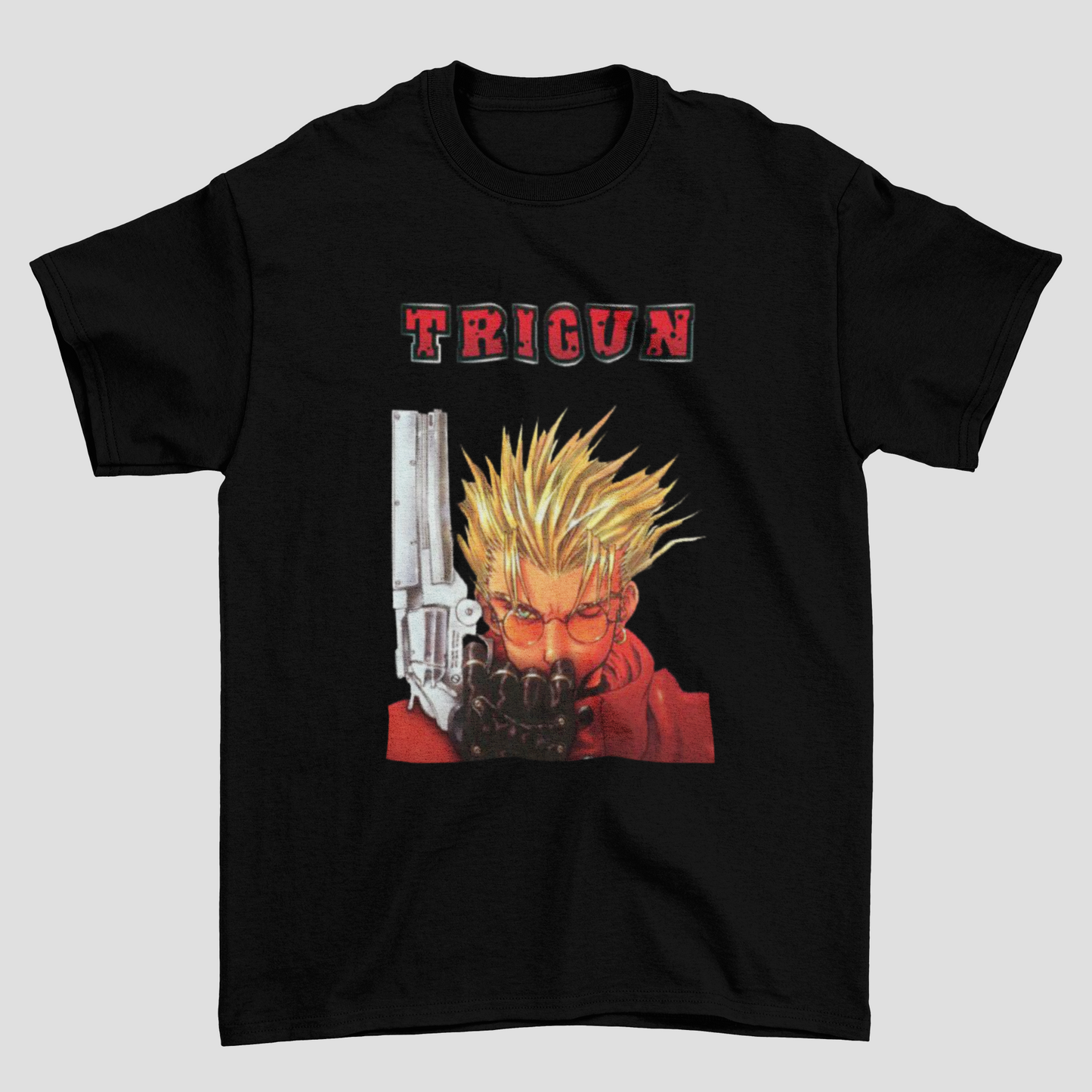 Camiseta Básica Unissex Trigun Gun