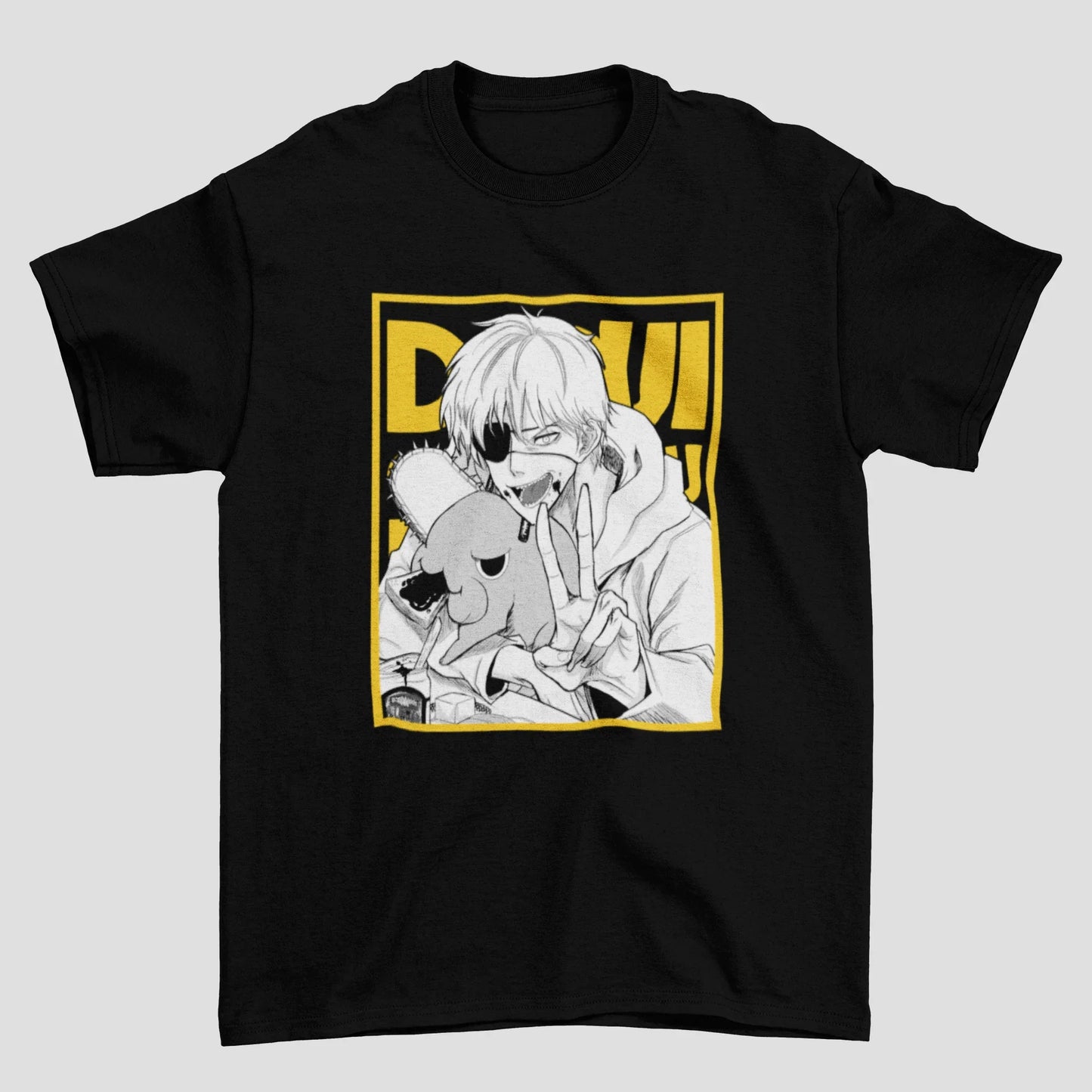 Camiseta Básica Unissex Pochita Demon Chainsaw Man