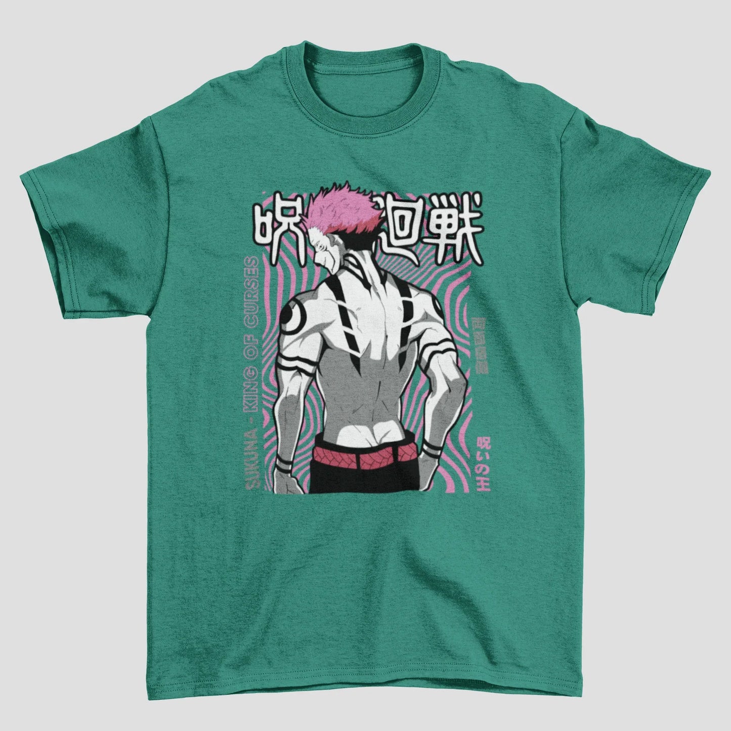Camiseta Básica Sukuna King of Curse Jujutsu Kaisen