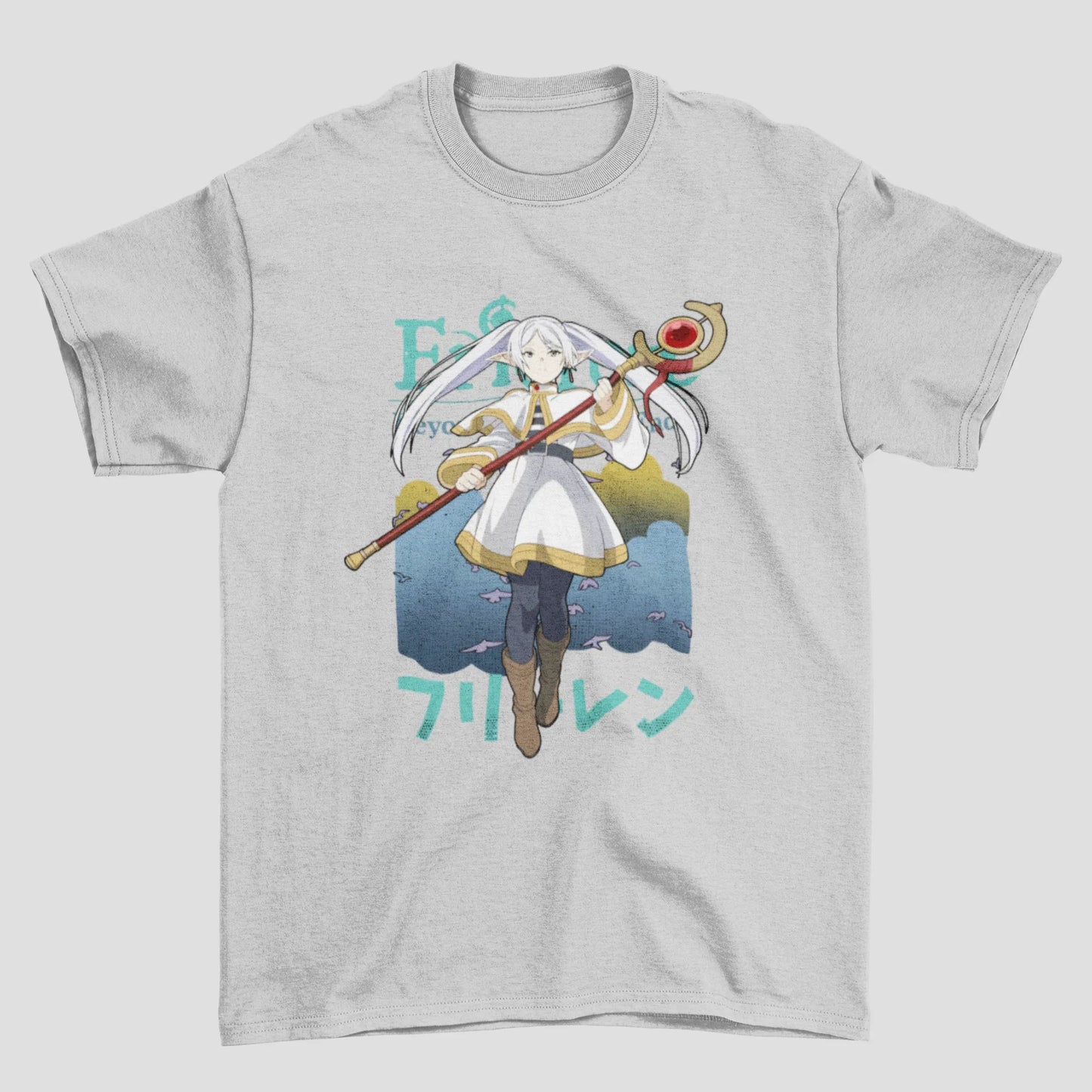 Camiseta Básica Unissex Frieren Elfa