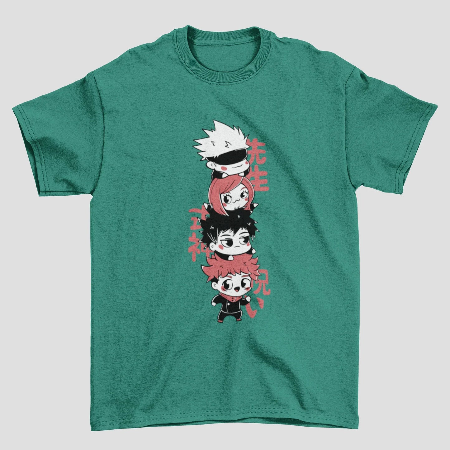 Camiseta Básica Unissex Jujutsu Kaisen Kawaii Sorceress