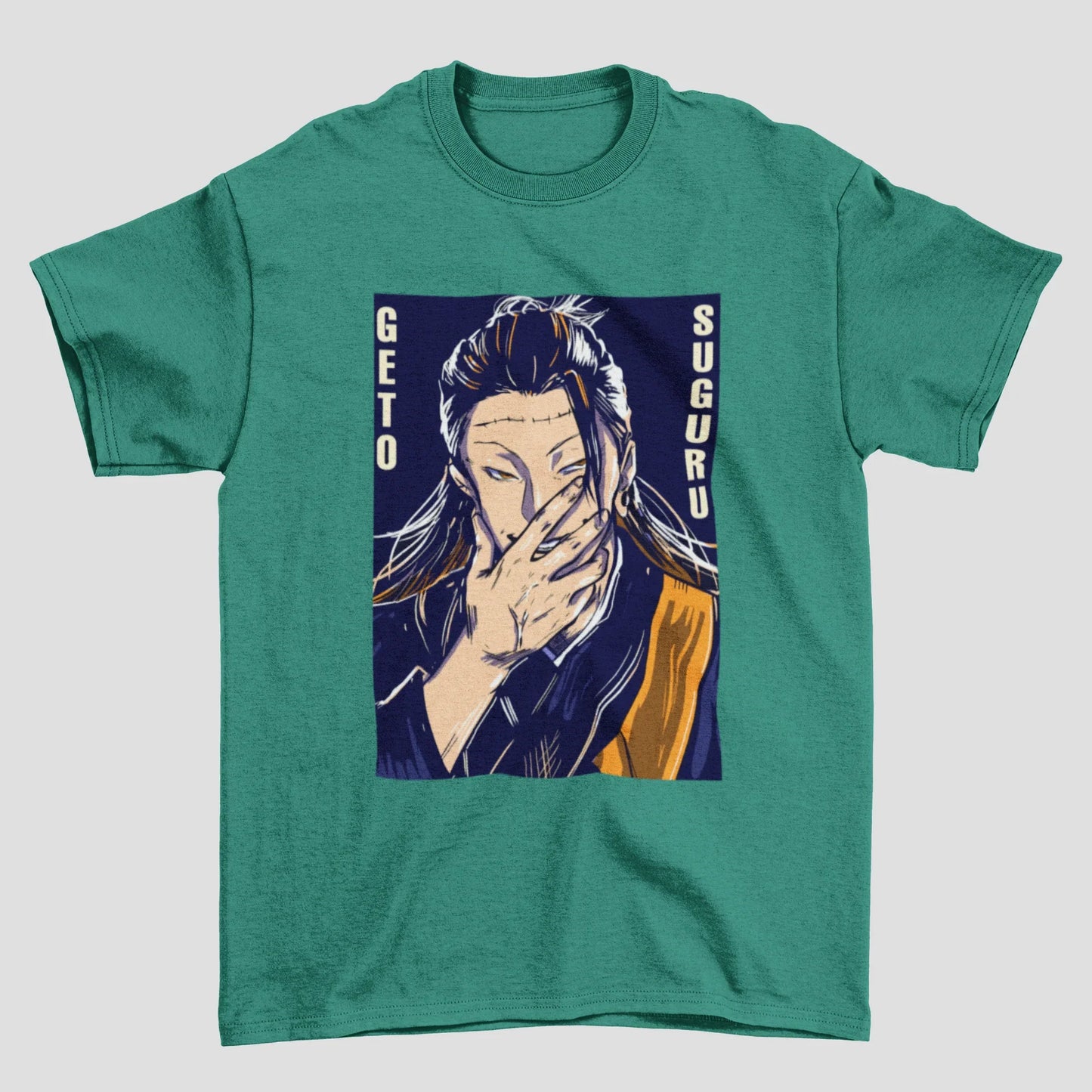 Camiseta Básica Unissex Geto Suguru Villain Jujutsu Kaisen