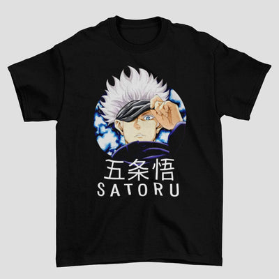 Camiseta Básica Unissex Angry Gojo Satoru Jujutsu Kaisen