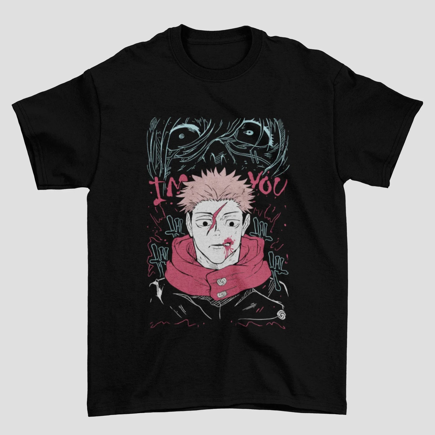 Camiseta Básica Unissex Jujutsu Kaisen Itadori