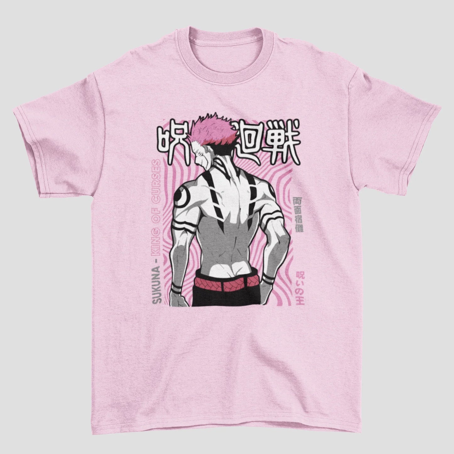 Camiseta Básica Sukuna King of Curse Jujutsu Kaisen