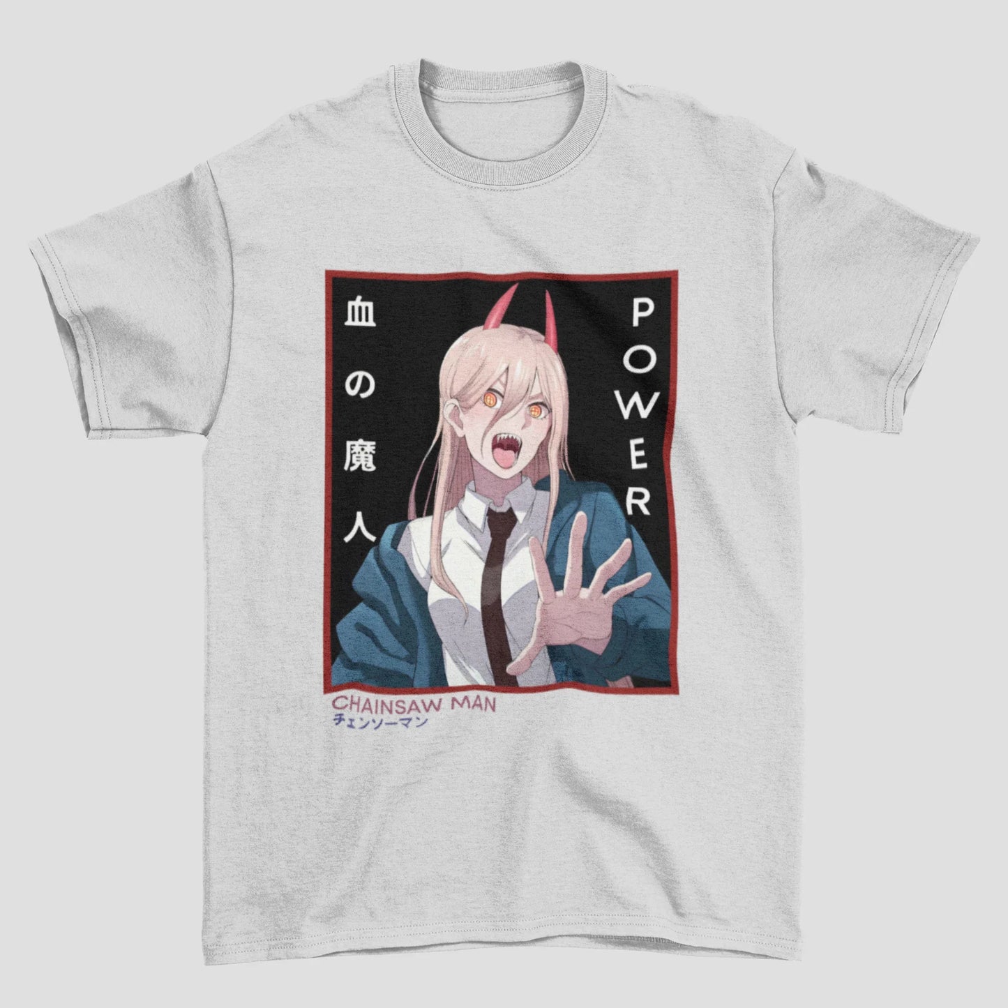 Camiseta Básica Unissex Power Demon Girl Chainsaw Man