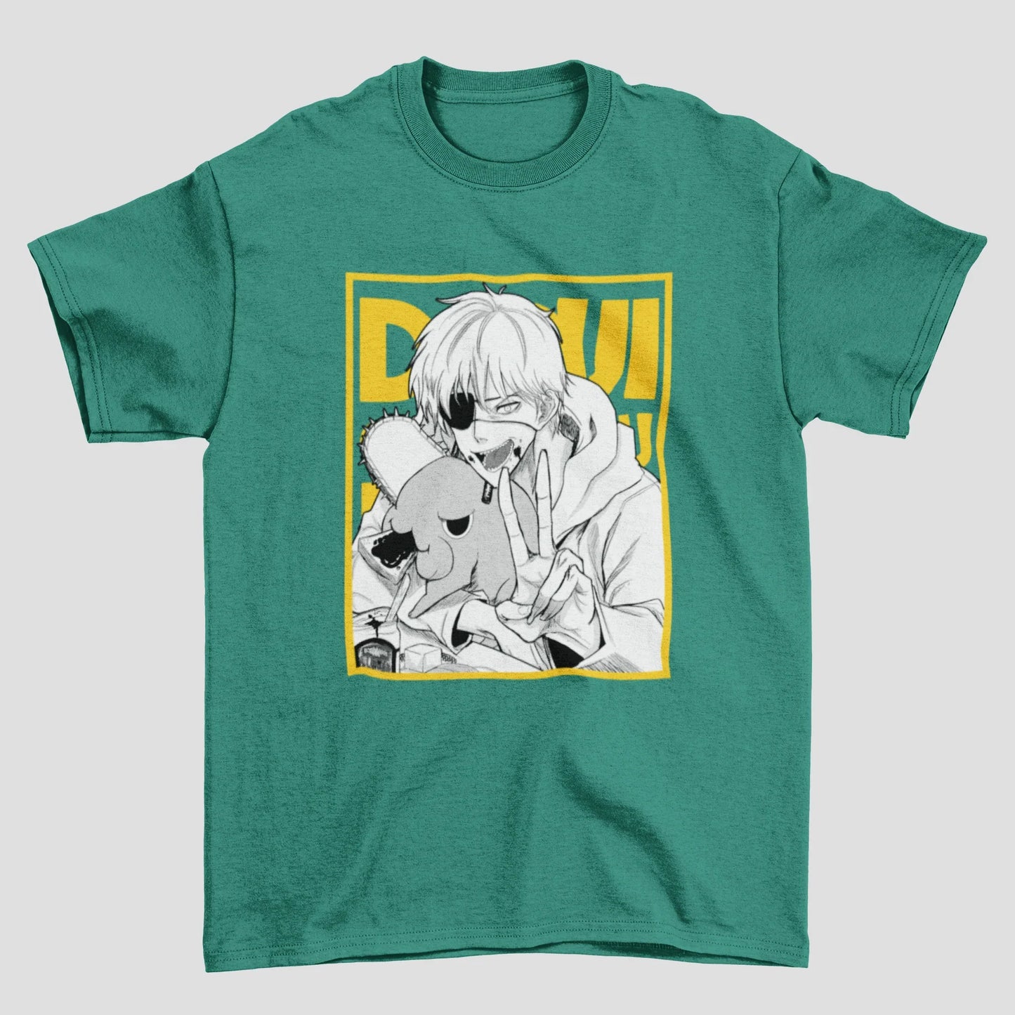 Camiseta Básica Unissex Pochita Demon Chainsaw Man