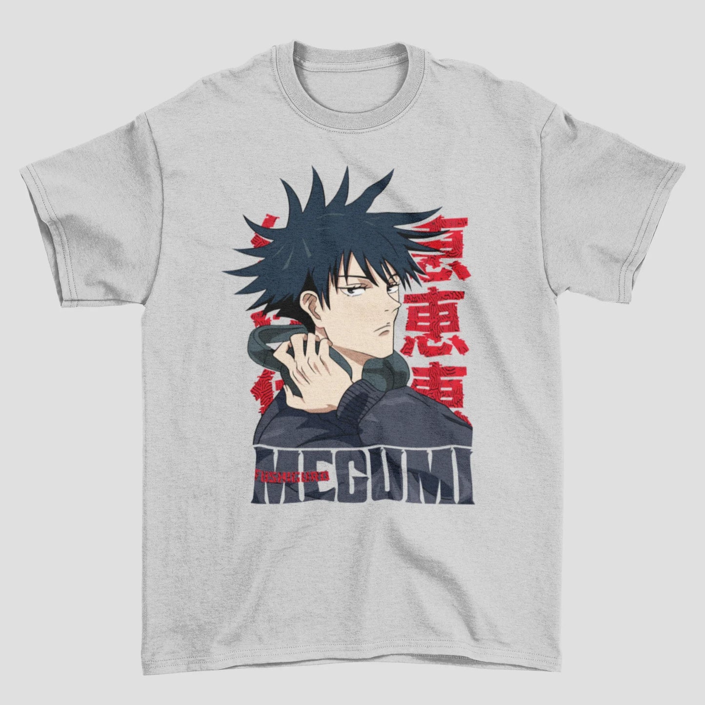 Camiseta Básica Unissex Jujutsu Kaisen Megumi Graphic