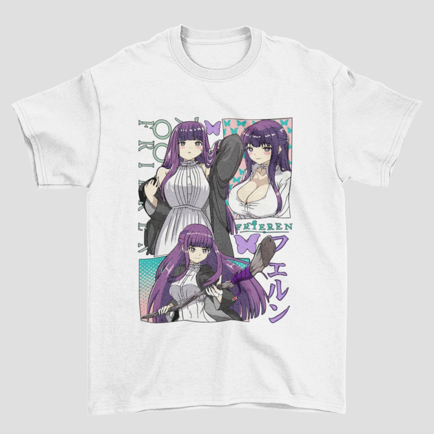 Camiseta Básica Unissex Frieren Fern's
