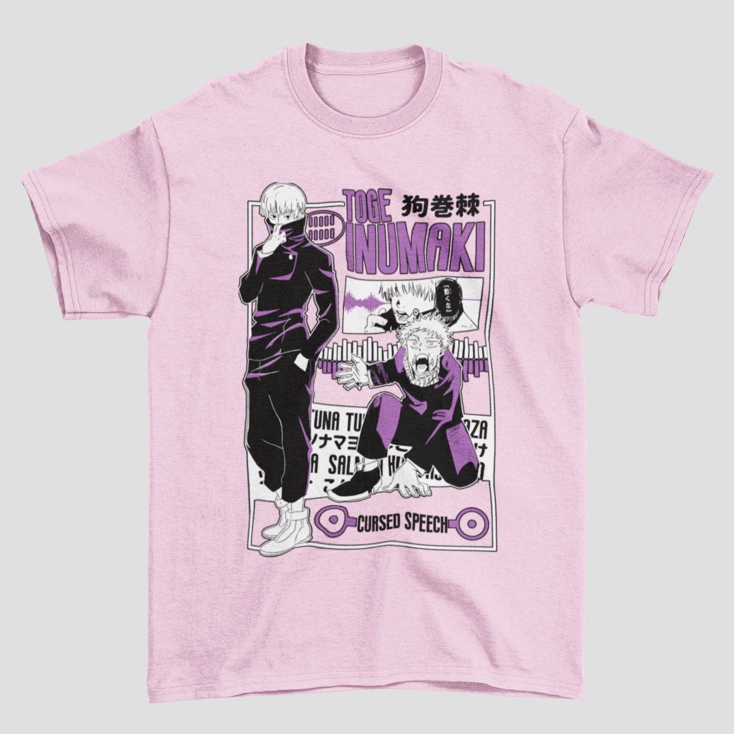 Camiseta Básica Unissex Toge Inumaki Cursed Speech Jujutsu Kaisen