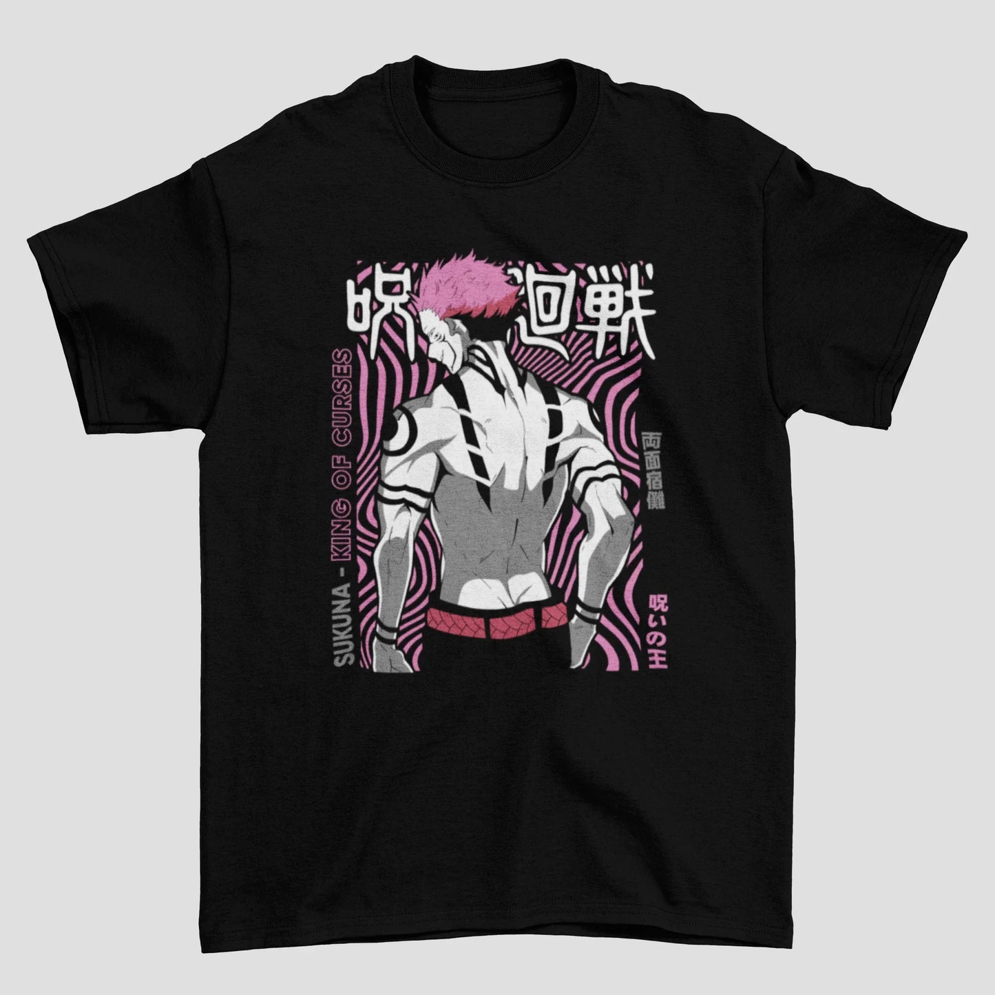 Camiseta Básica Sukuna King of Curse Jujutsu Kaisen