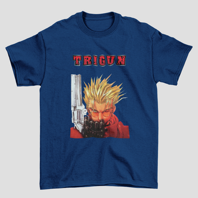 Camiseta Básica Unissex Trigun Gun