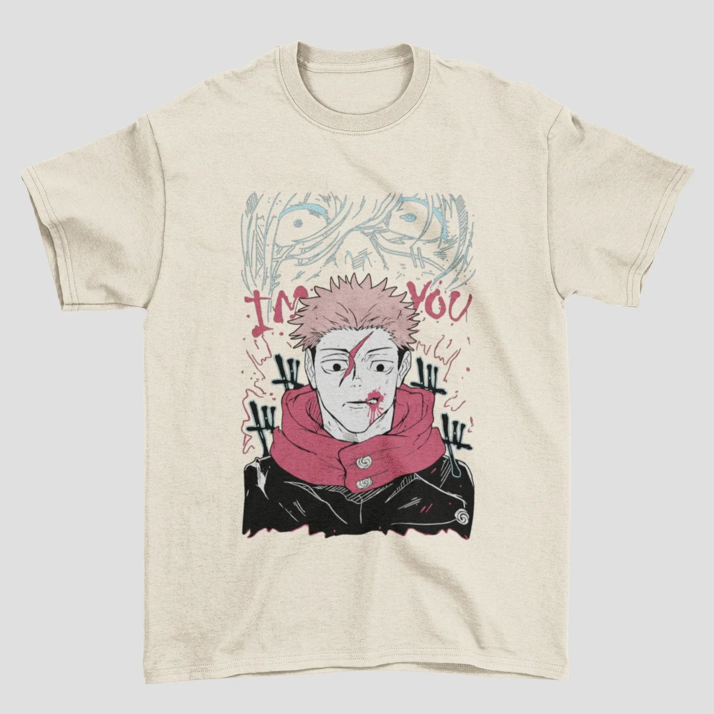 Camiseta Básica Unissex Jujutsu Kaisen Itadori