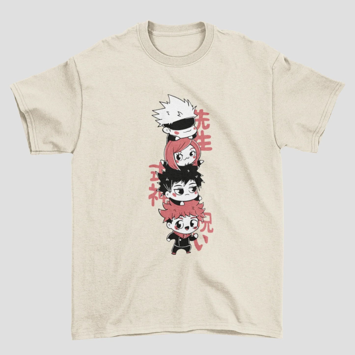 Camiseta Básica Unissex Jujutsu Kaisen Kawaii Sorceress