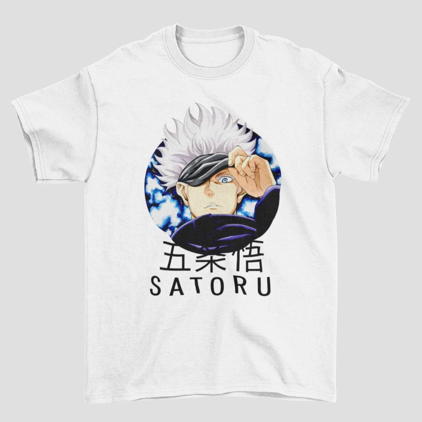 Camiseta Básica Unissex Angry Gojo Satoru Jujutsu Kaisen