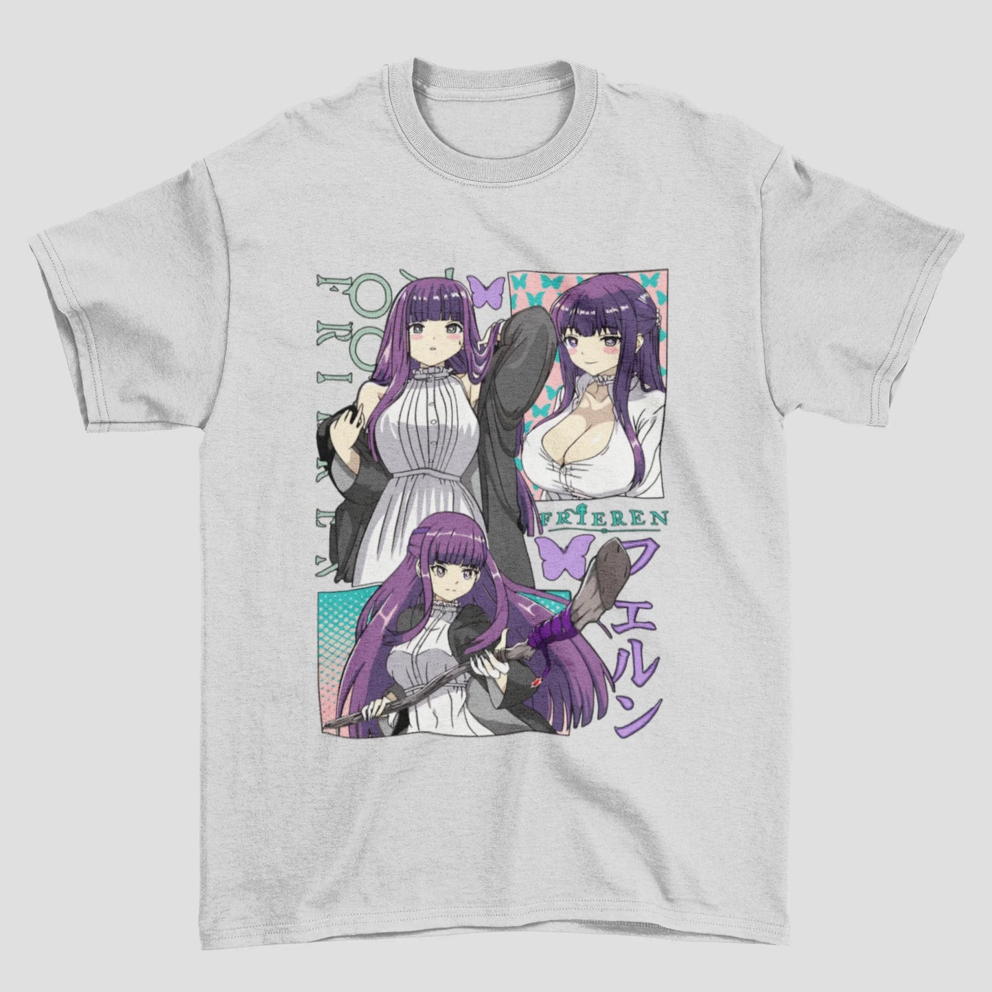 Camiseta Básica Unissex Frieren Fern's