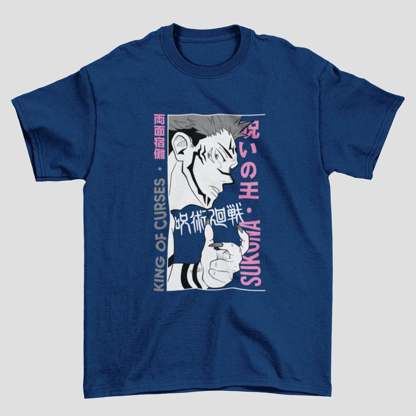 Camiseta Básica King of Curse Sukuna Jujutsu Kaisen