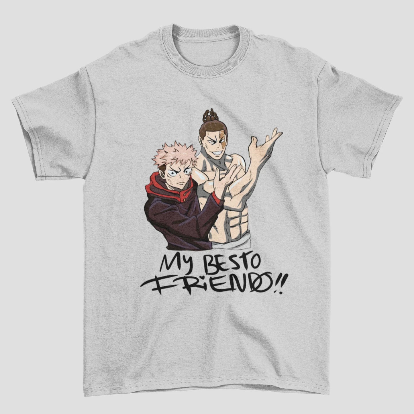 Camiseta Básica Yuji e Todo My Besto Friendo Jujutsu Kaisen