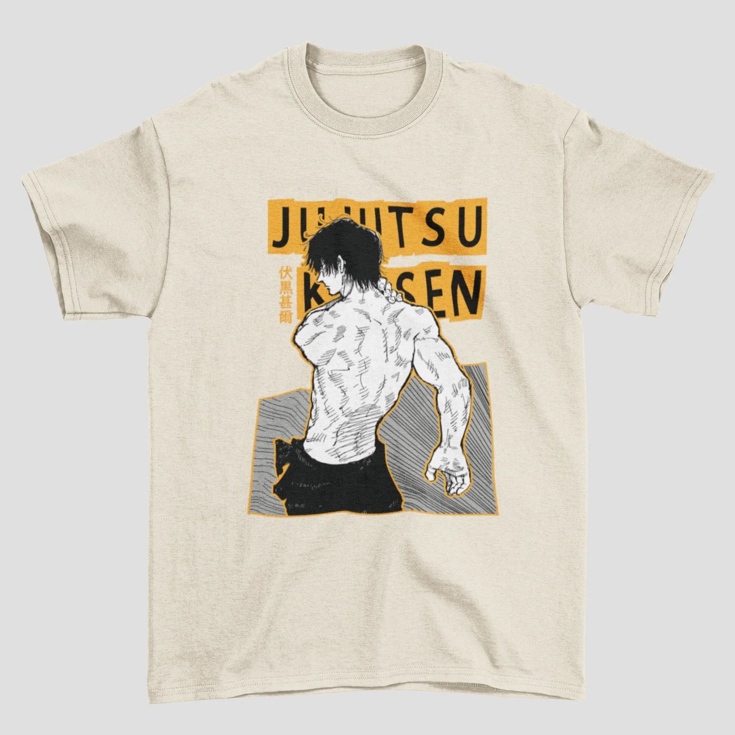 Camiseta Básica Unissex Fushiguro Toji Fashion Jujutsu Kaisen