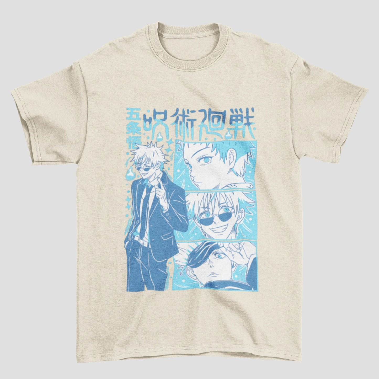 Camiseta Básica Unissex Jujutsu Kaisen Gojo Collab
