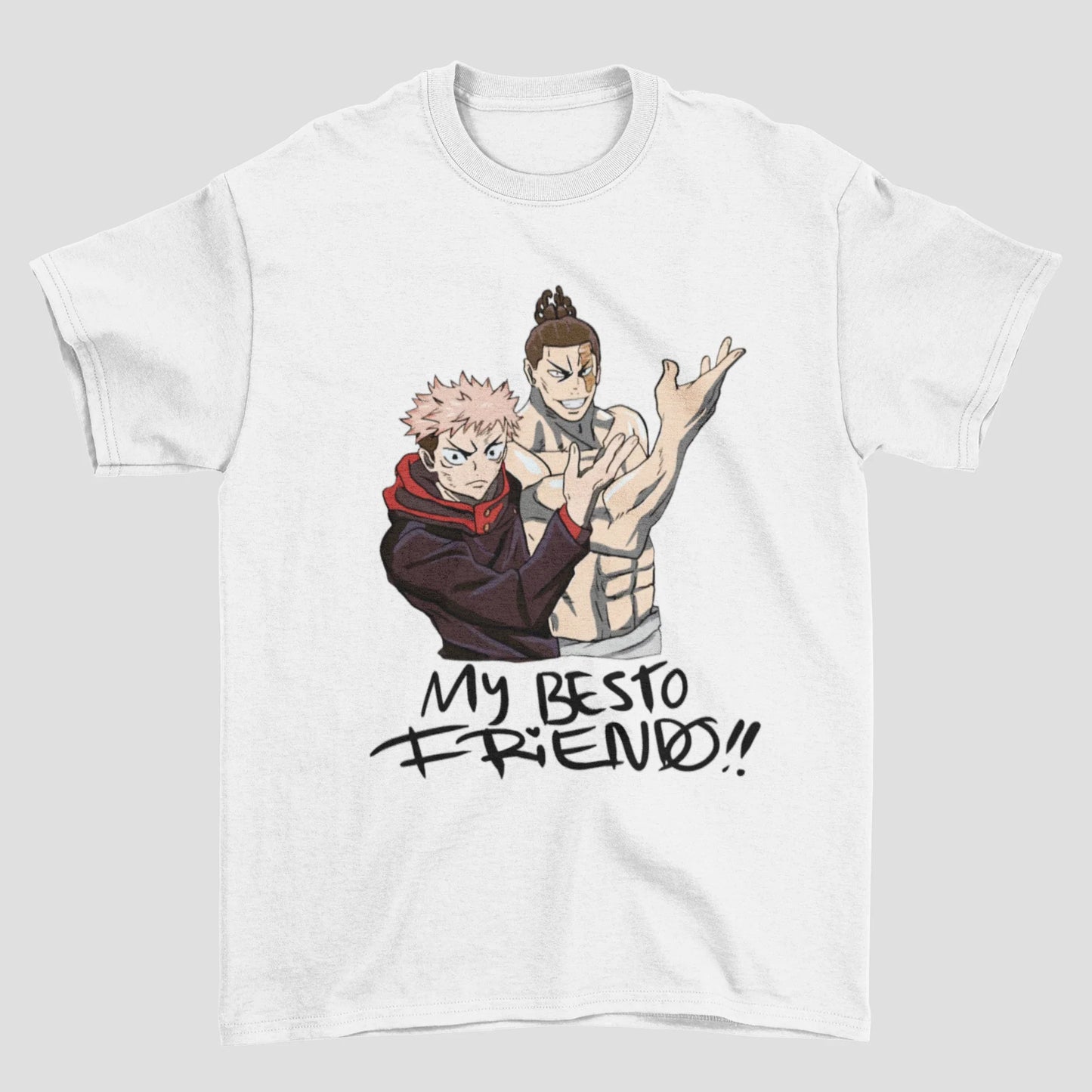 Camiseta Básica Yuji e Todo My Besto Friendo Jujutsu Kaisen