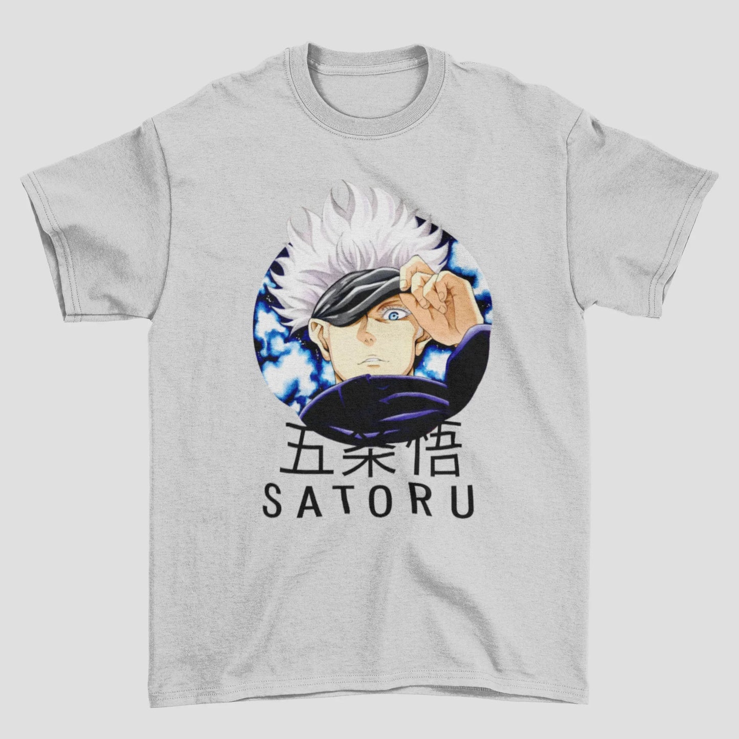 Camiseta Básica Unissex Angry Gojo Satoru Jujutsu Kaisen