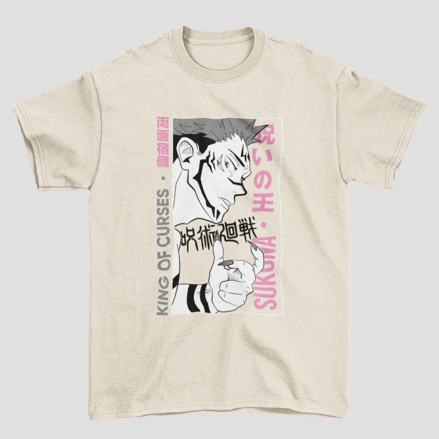 Camiseta Básica King of Curse Sukuna Jujutsu Kaisen