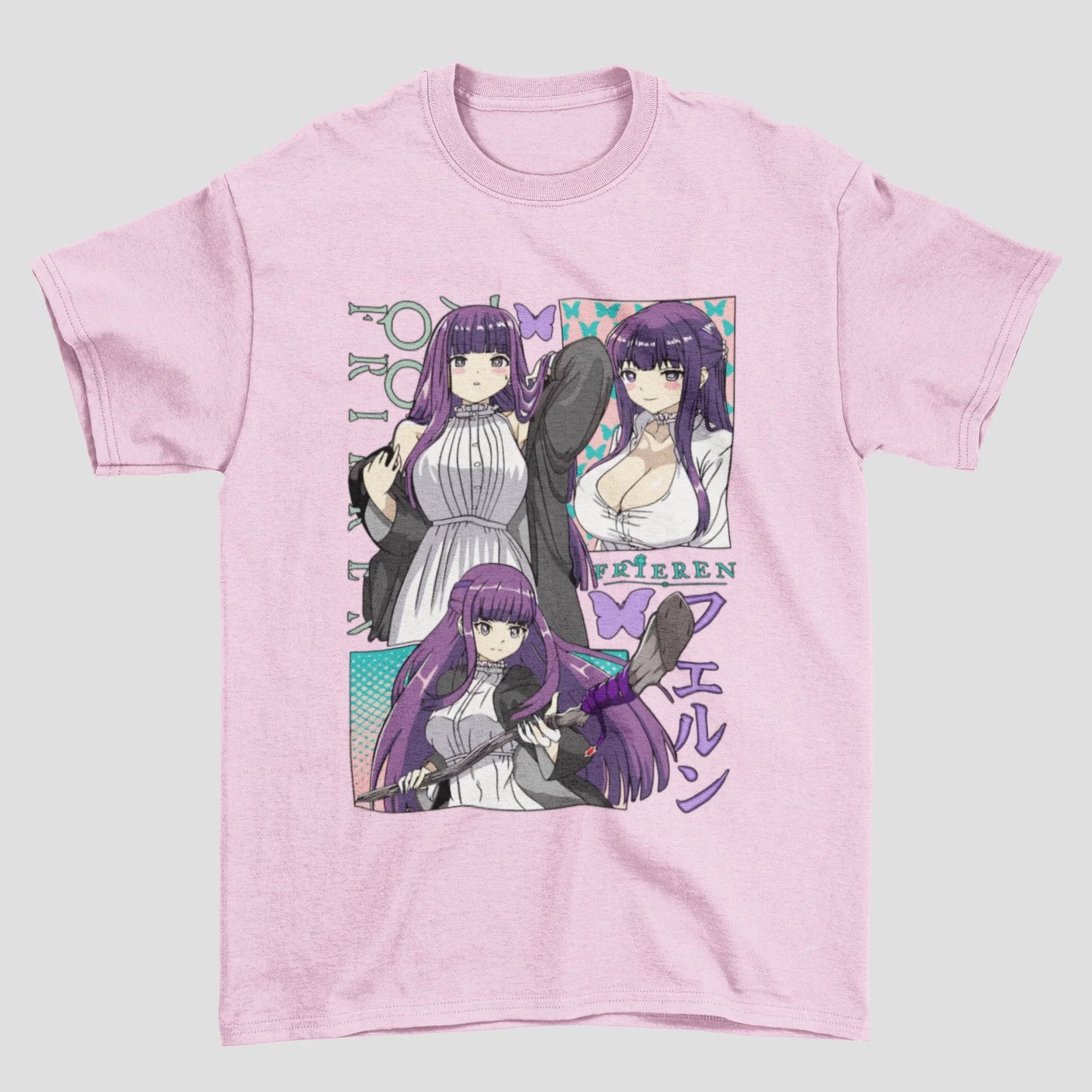 Camiseta Básica Unissex Frieren Fern's