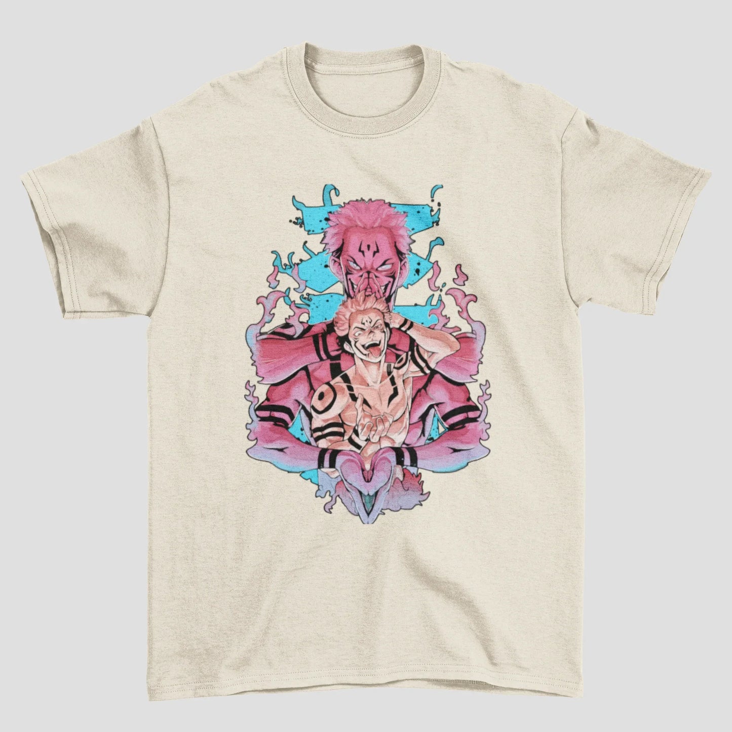 Camiseta Básica Unissex Ryuomen Sukuna Curse King Jujutsu Kaisen