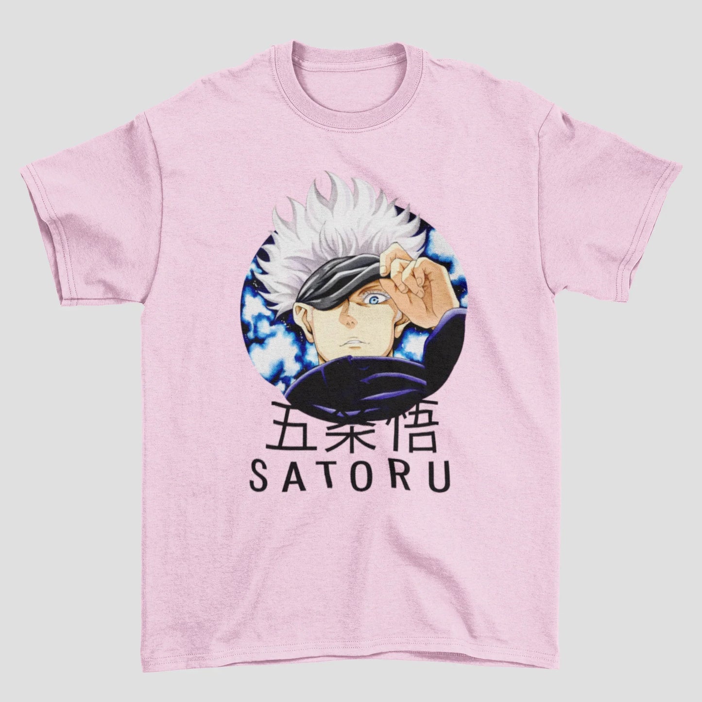Camiseta Básica Unissex Angry Gojo Satoru Jujutsu Kaisen