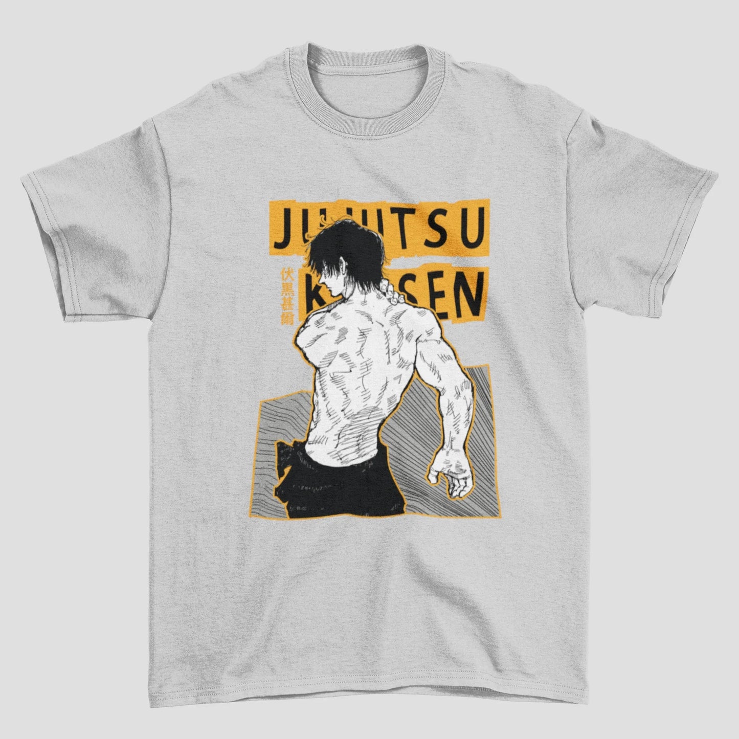 Camiseta Básica Unissex Fushiguro Toji Fashion Jujutsu Kaisen