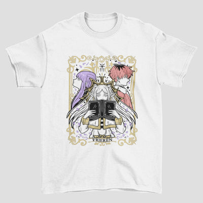 Camiseta Básica Unissex Frieren Personagens