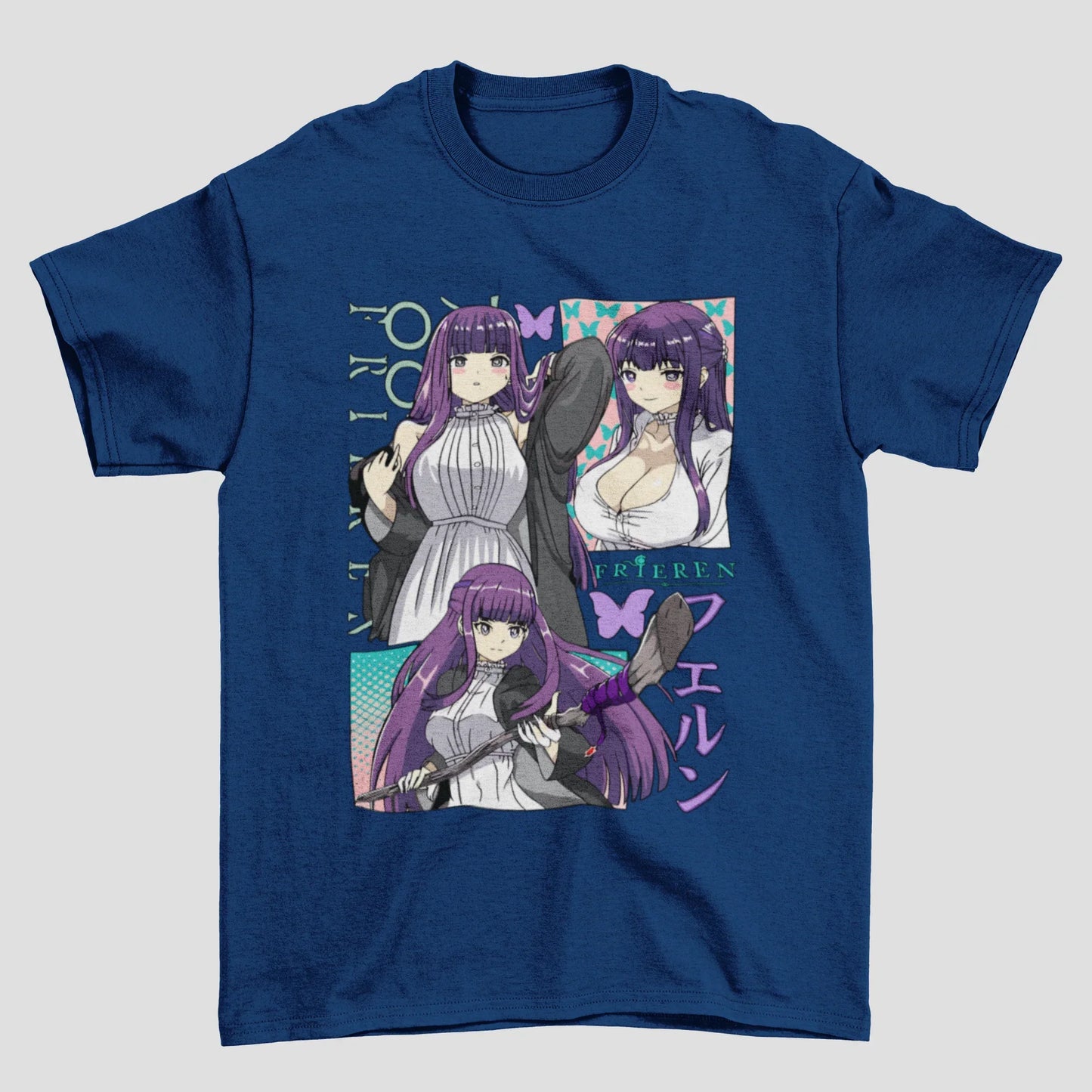 Camiseta Básica Unissex Frieren Fern's
