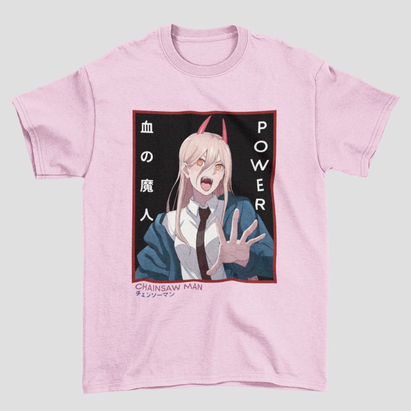 Camiseta Básica Unissex Power Demon Girl Chainsaw Man