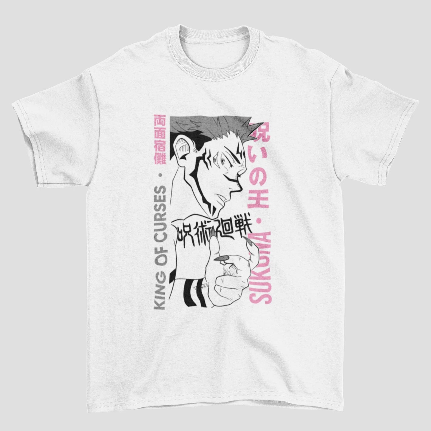 Camiseta Básica King of Curse Sukuna Jujutsu Kaisen