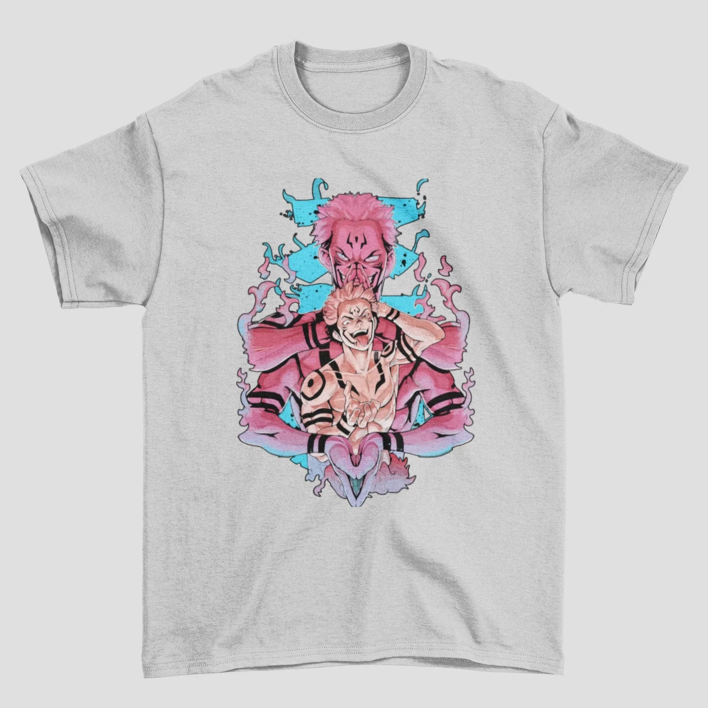 Camiseta Básica Unissex Ryuomen Sukuna Curse King Jujutsu Kaisen