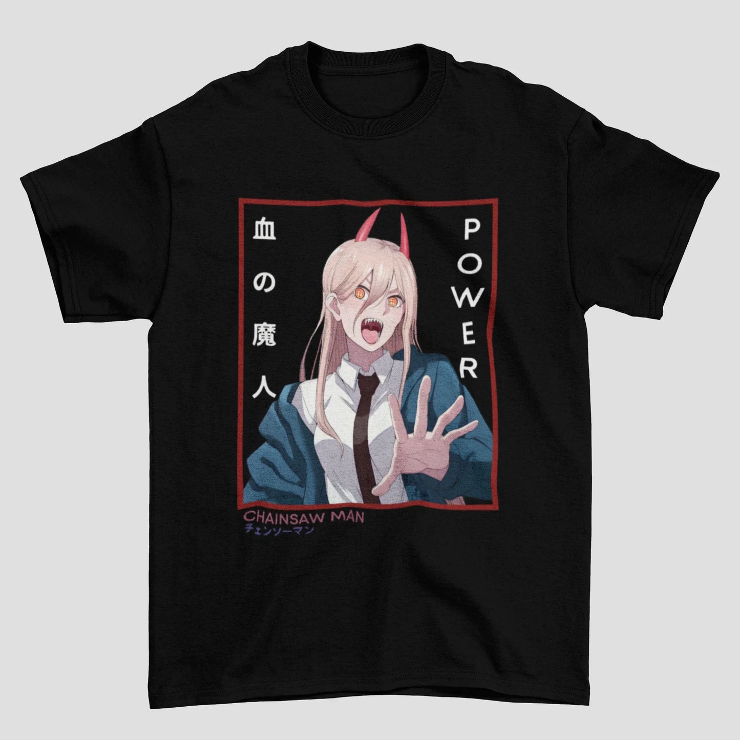 Camiseta Básica Unissex Power Demon Girl Chainsaw Man