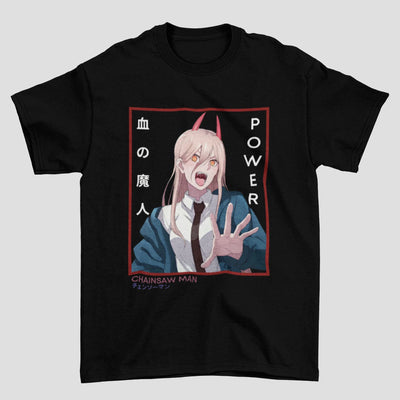 Camiseta Básica Unissex Power Demon Girl Chainsaw Man