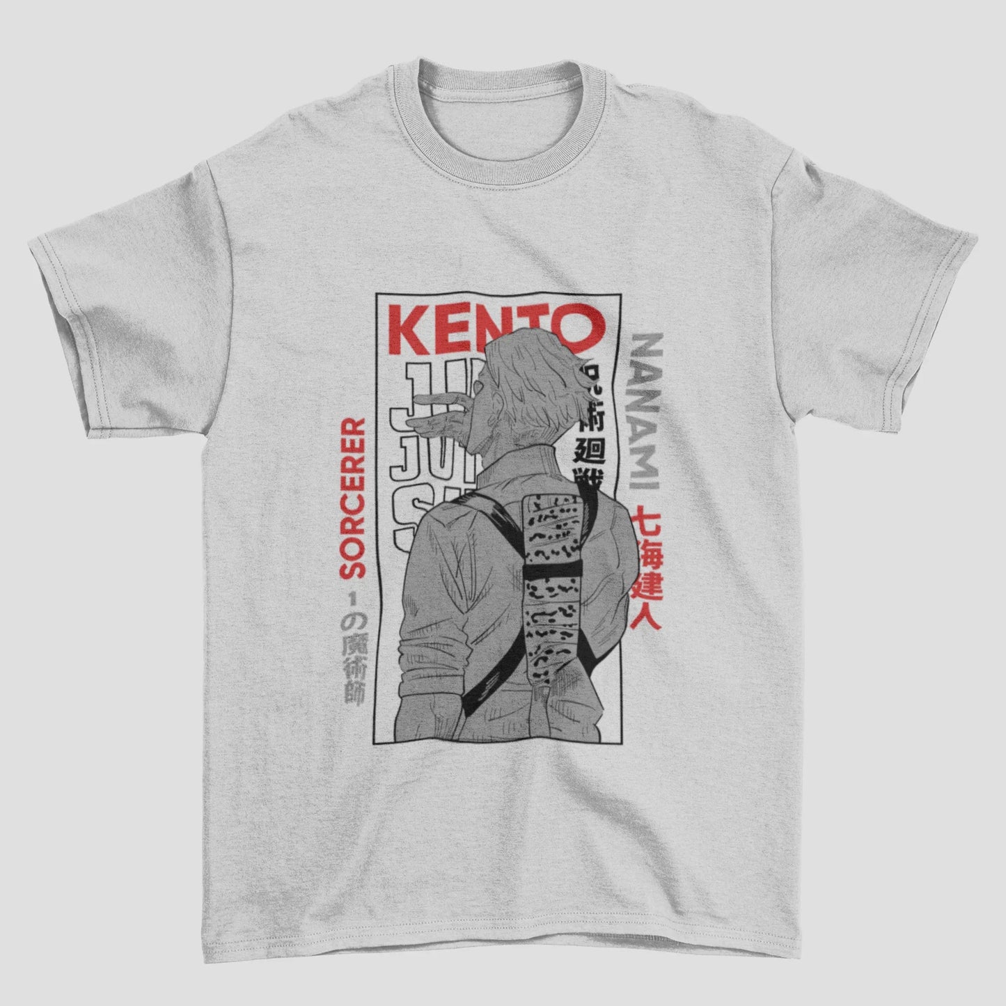 Camiseta Básica Kento Nanami Jujutsu Kaisen